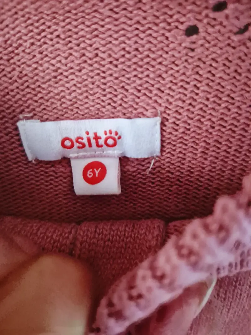 Chaleco para niña Osito 6 años - 3