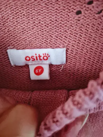 Chaleco para niña Osito 6 años - miniatura 3