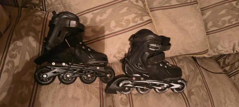 Patines en línea negros con soporte ajustable - 4