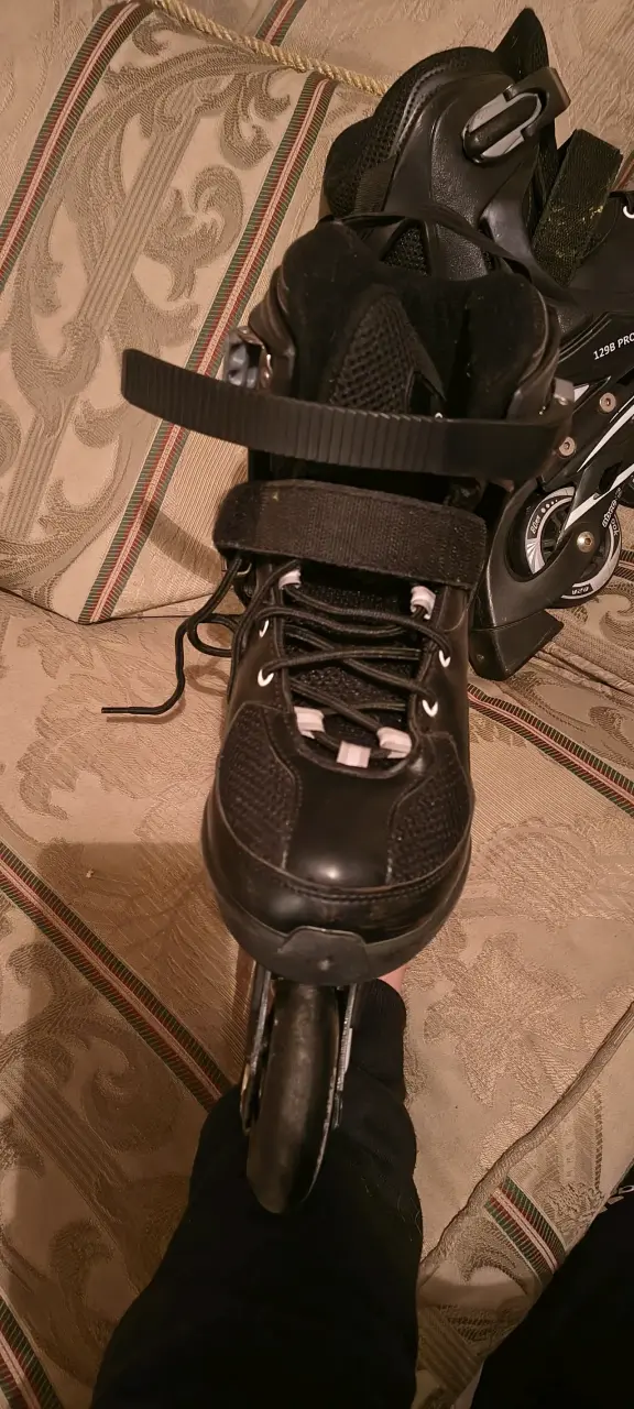 Patines en línea negros con soporte ajustable - 5