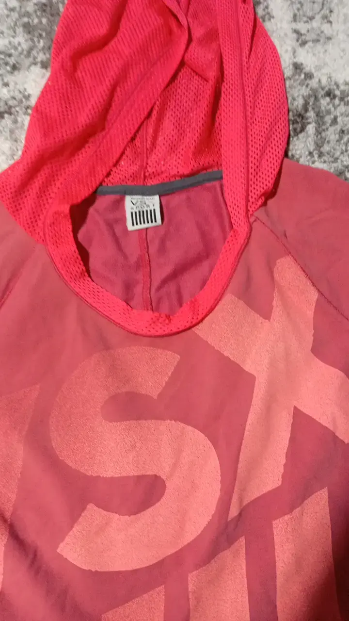 Polerón con capucha rosa para mujer - 2