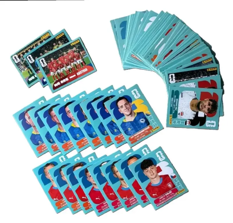 Colección de láminas de fútbol Panini