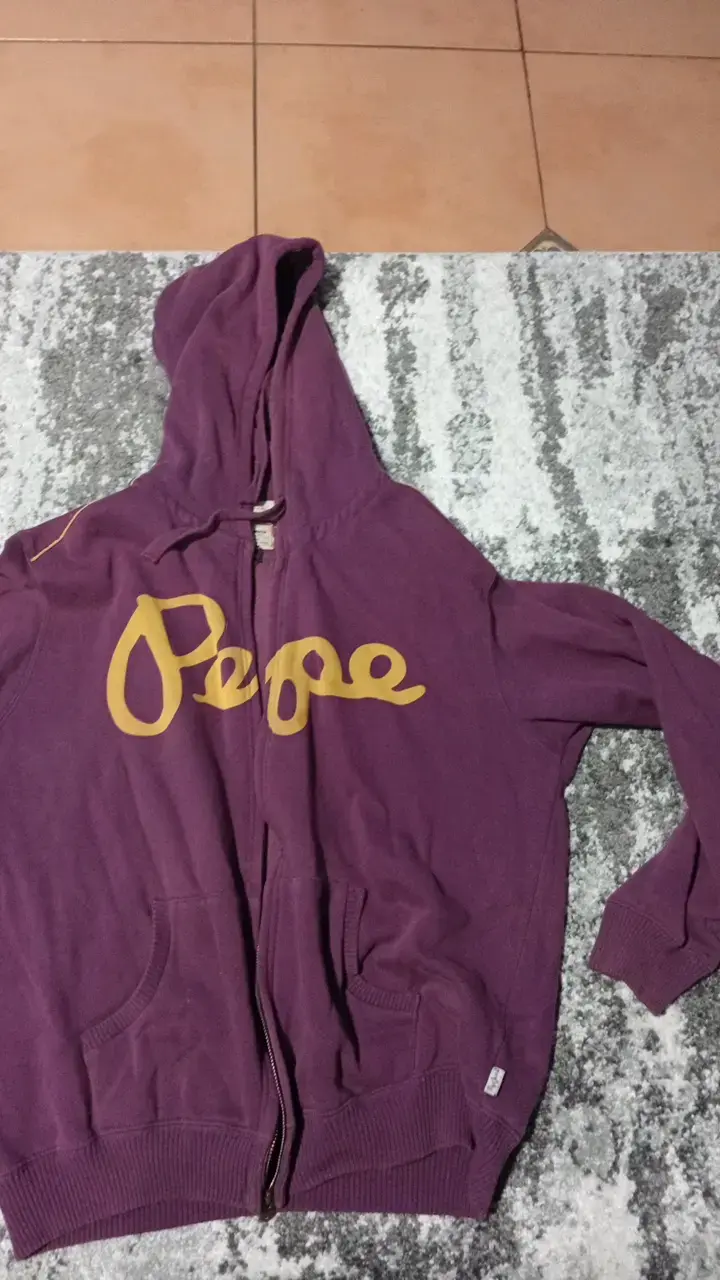 Polerón morado con capucha Pepe Jeans