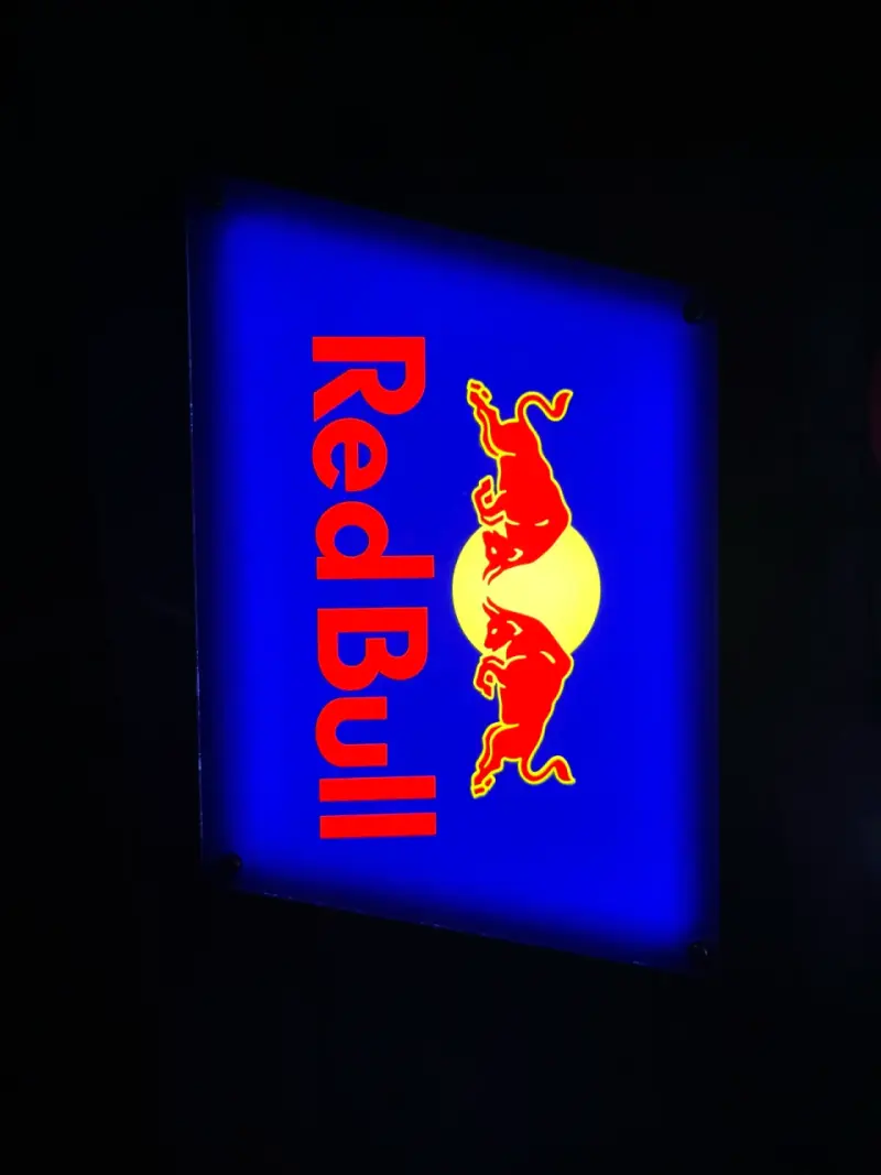 Letrero luminoso Red Bull para decoración - 2