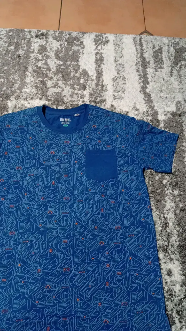 Polera azul estampada para niño TCO Boys - 2