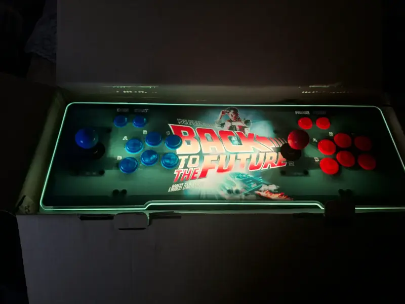 Arcade retro Back to the Future con luces LED - 1