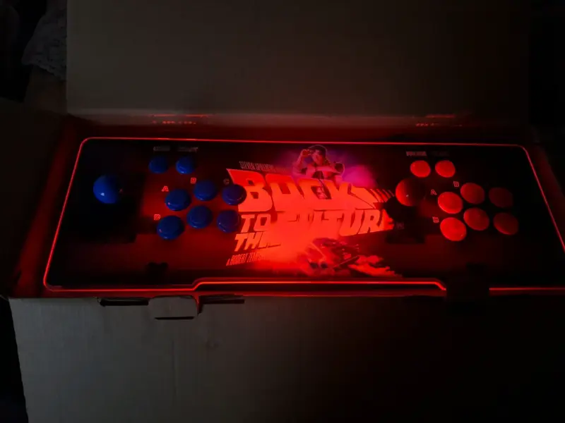 Arcade retro Back to the Future con luces LED - 2