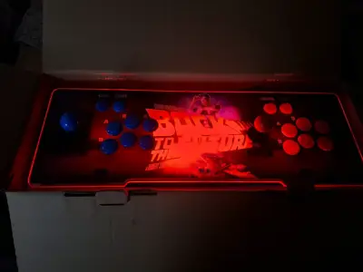 Arcade retro Back to the Future con luces LED - miniatura 2