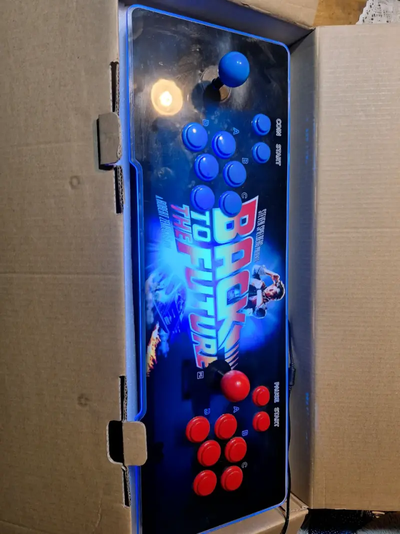Arcade retro Back to the Future con luces LED - 4