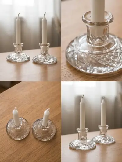 Candelabros de cristal decorativos - miniatura 2