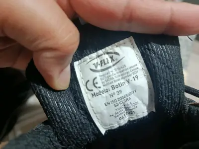Botines de seguridad V-Flex marrones talla 39 - miniatura 1