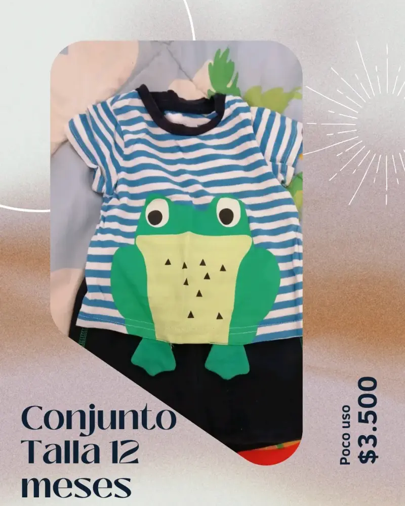 Conjunto de bebé talla 12 meses