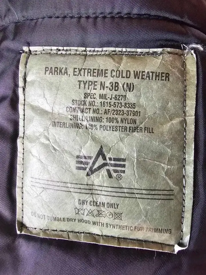 Parka N-3b Alpha Industries Talla Xl Original - 5