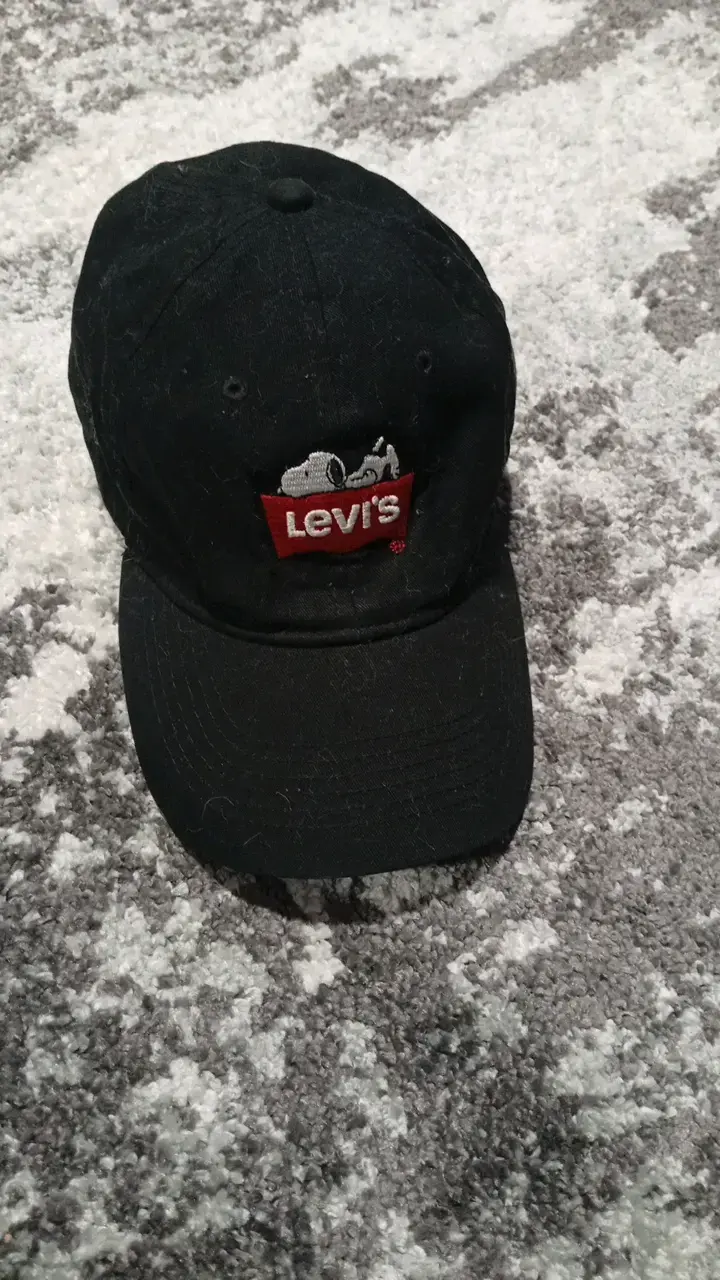 Gorra Levi's negra con diseño Snoopy - 2