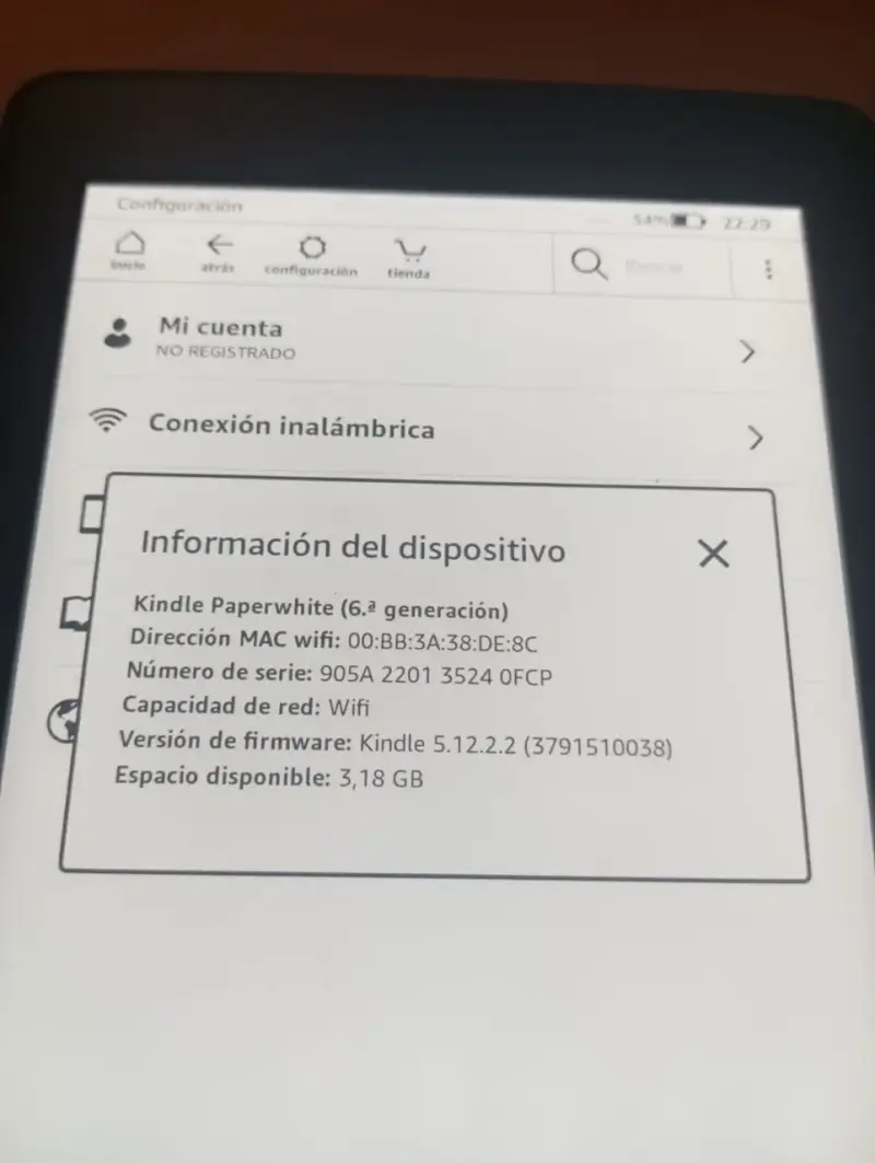Kindle Paperwhite 6ta Gen (DP75SDI) - 4GB | Excele - 5