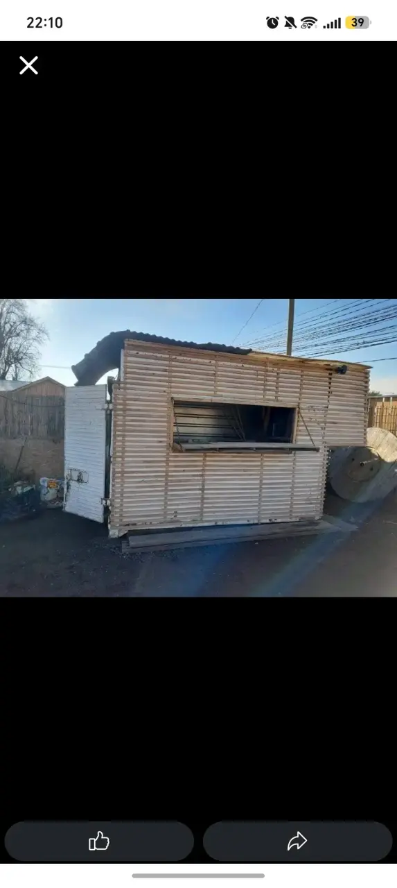 Kiosco de Madera para Venta de Comida - 2