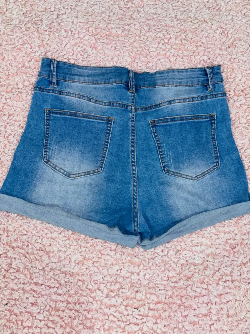 Short de mezclilla azul - 3