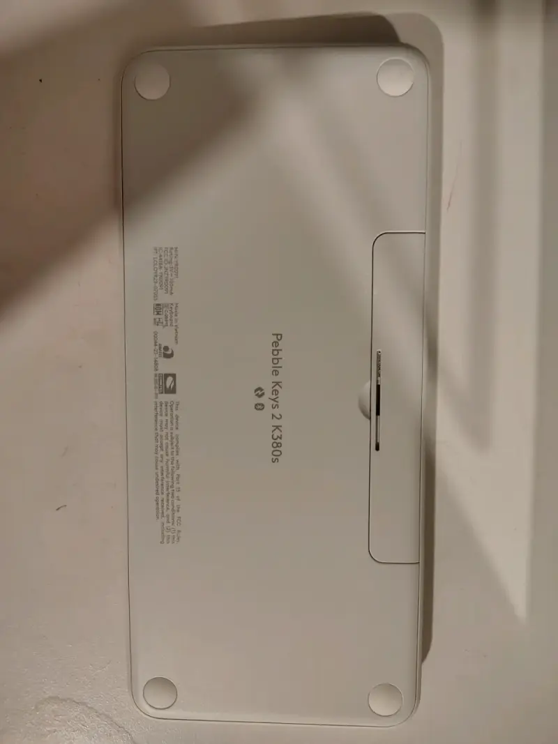 Teclado inalámbrico Logitech K380 blanco - 2