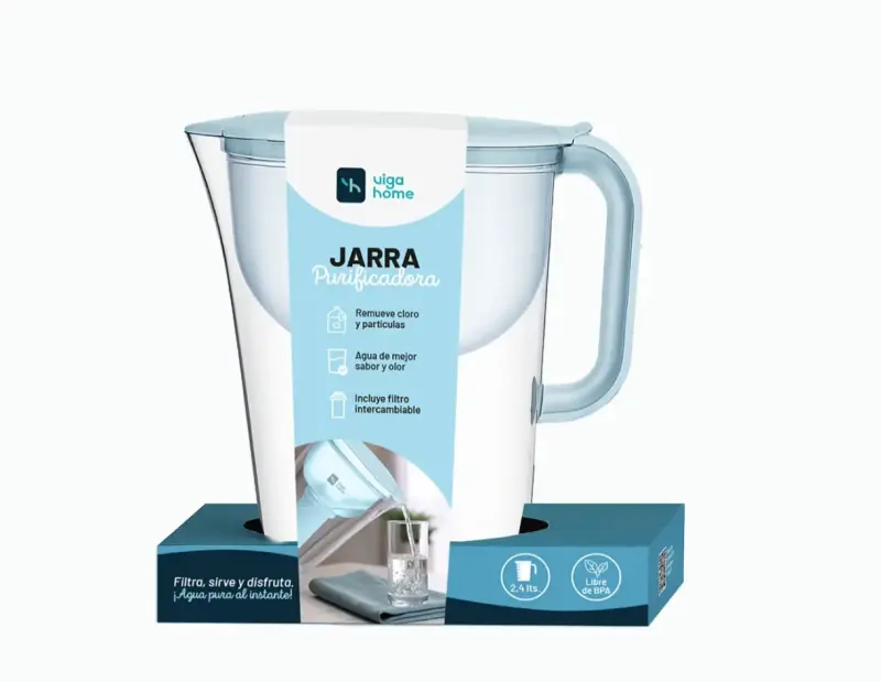 Jarra Purificadora de Agua Celeste Viga Home - 1
