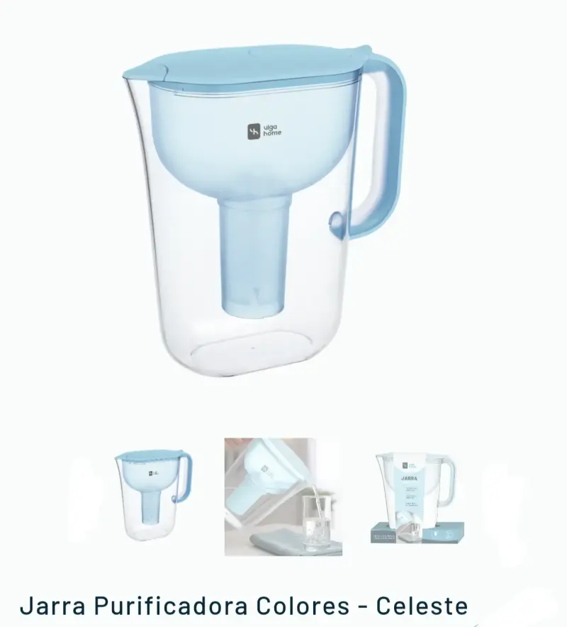 Jarra Purificadora de Agua Celeste Viga Home - 2