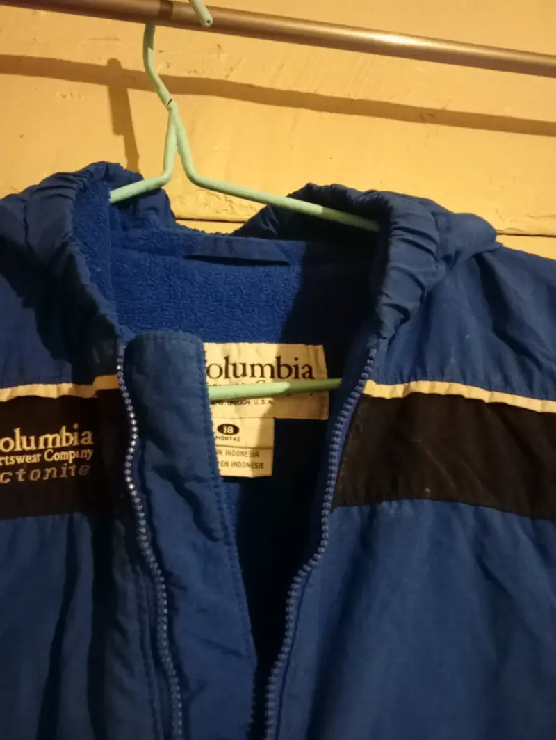 Chaqueta impermeable Columbia para niños azul - 2