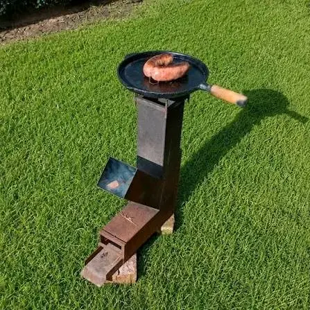 Parrilla portátil de hierro para exteriores