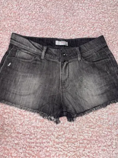 Shorts de mezclilla Springfield gris - miniatura 1