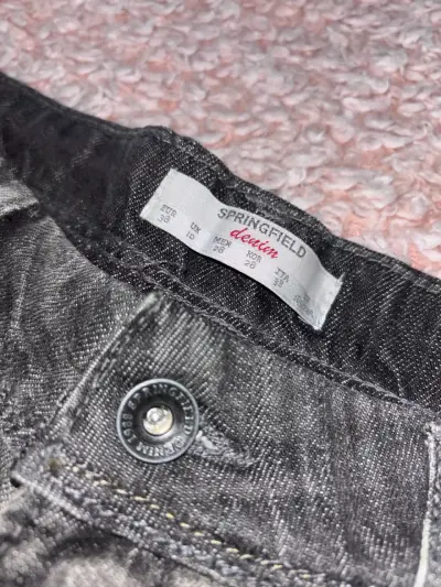 Shorts de mezclilla Springfield gris - miniatura 2