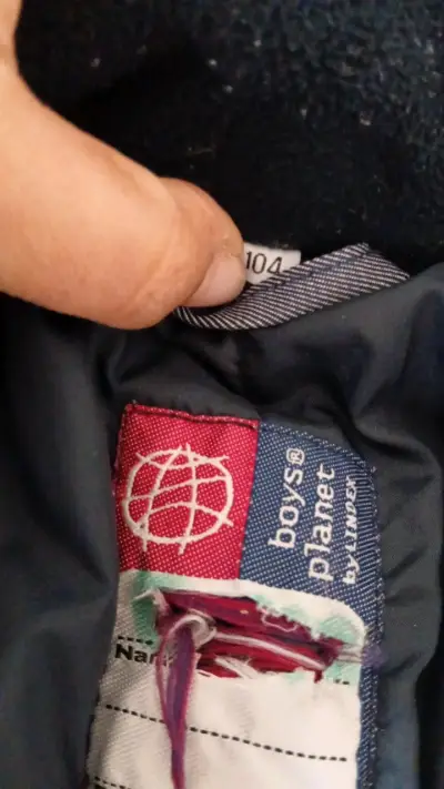 Enterito de invierno para bebé azul y gris - miniatura 6