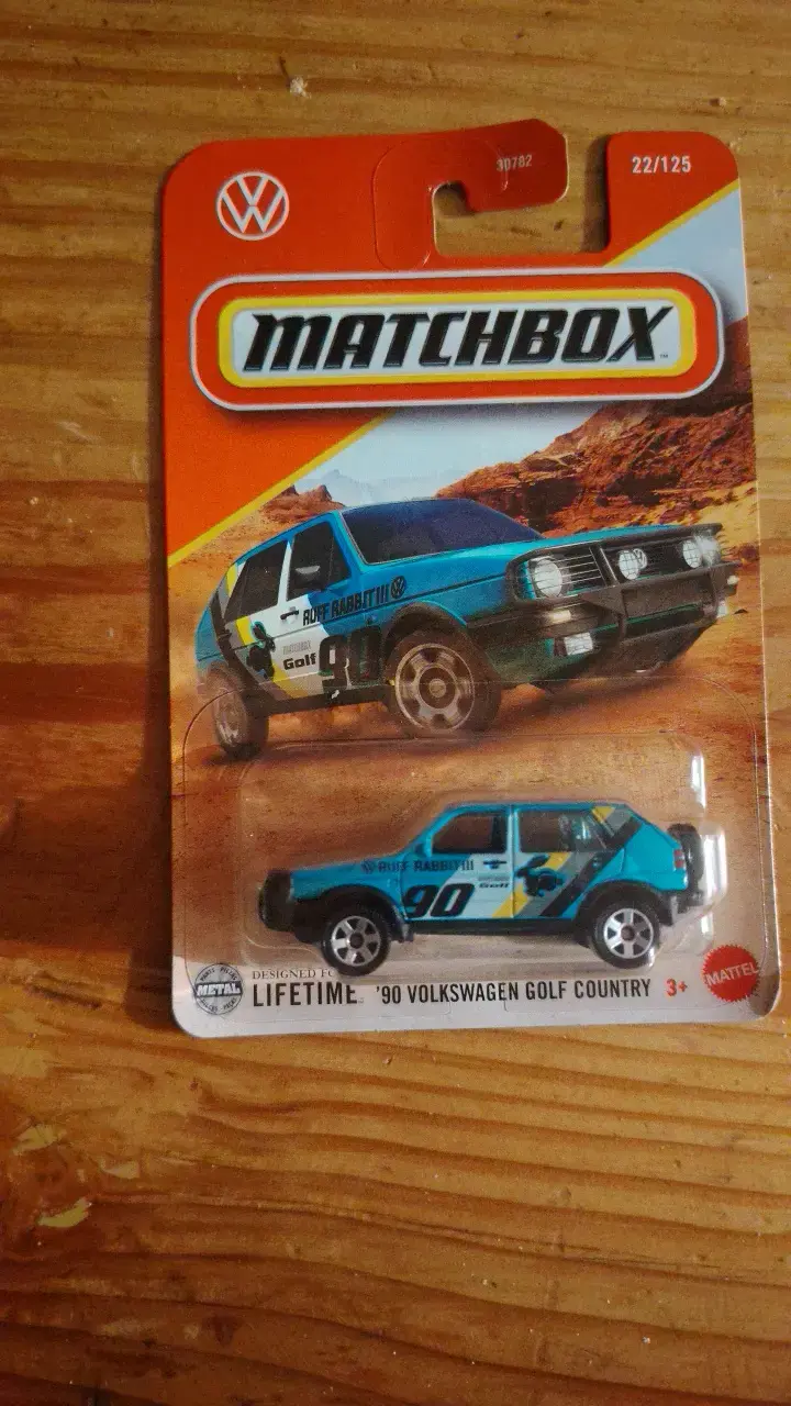 Auto de juguete Matchbox Volkswagen Golf Country 1990