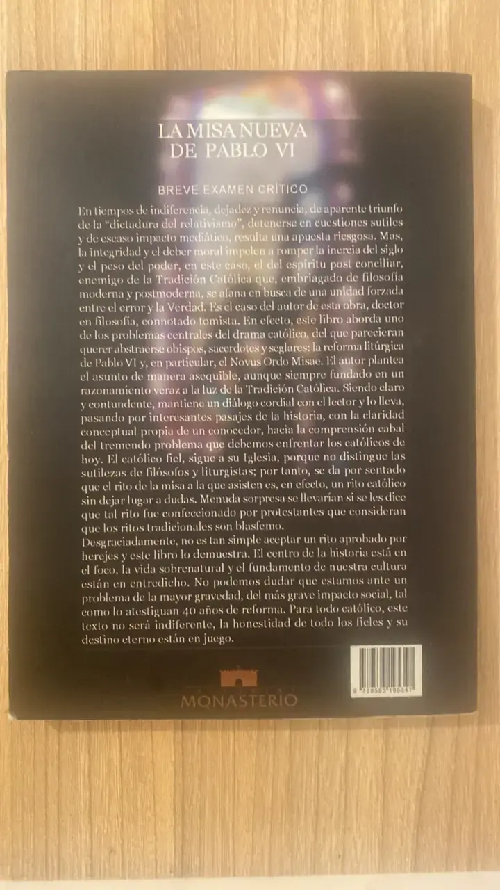 Libro 'La Misa Nueva de Pablo VI' - 2
