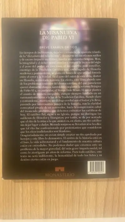 Libro 'La Misa Nueva de Pablo VI' - miniatura 2