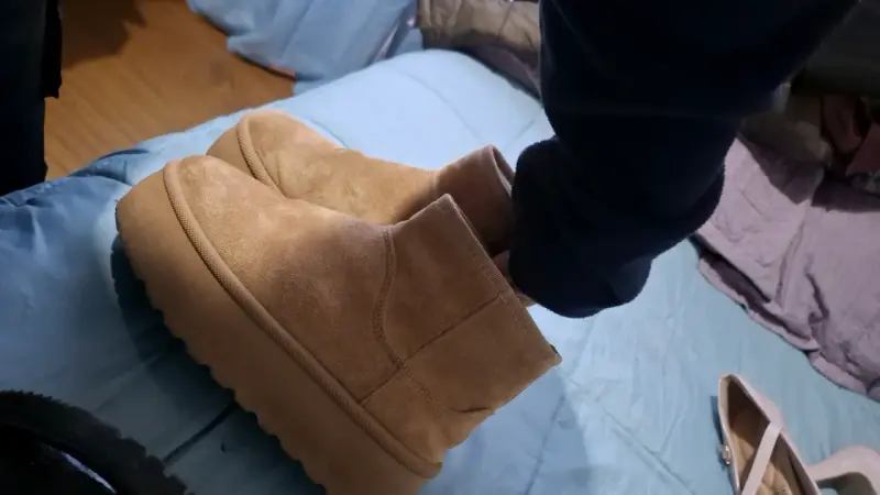 Botas de invierno Redwood color camel - 2