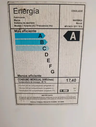 Congelador vertical Mademsa - miniatura 4