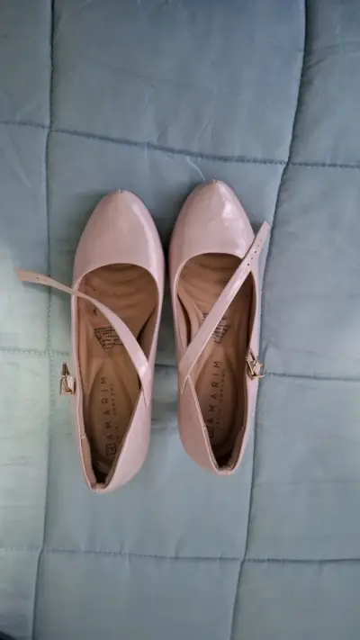 Zapatos de tacón alto rosa para mujer - miniatura 1
