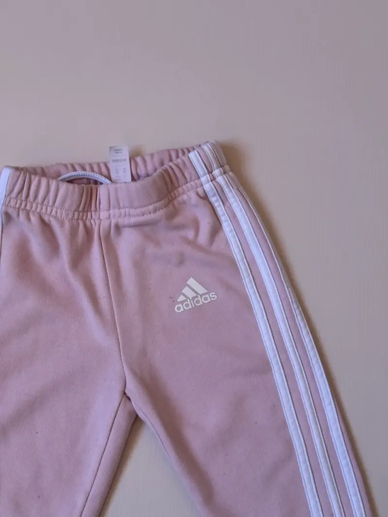 Pantalones deportivos rosados para niños Adidas - 2