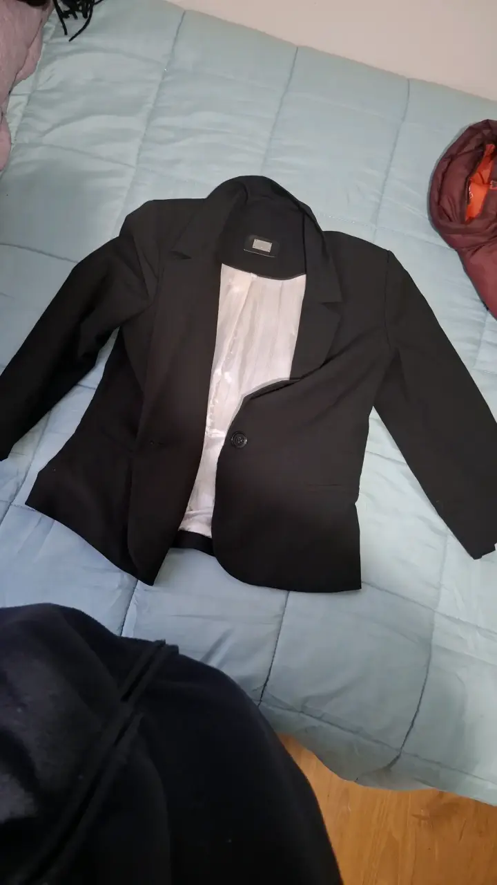 Blazer negro elegante para mujer talla 40 - 1