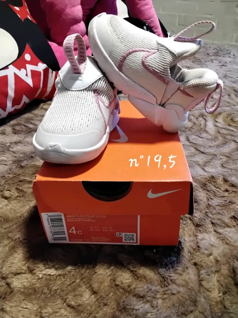 Zapatillas Nike Flex Plus 2 para niñas talla 19,5