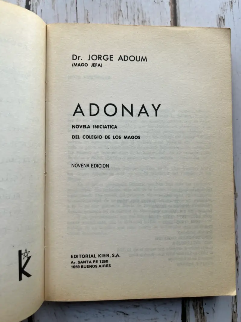 'Adonay' de Jorge Adoum / Colegio de Magos - 4