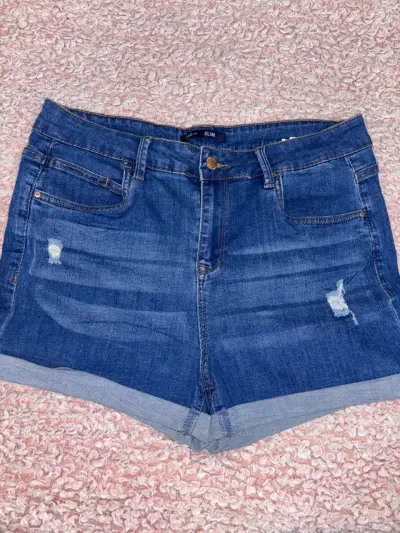 Shorts de mezclilla azul - miniatura 1