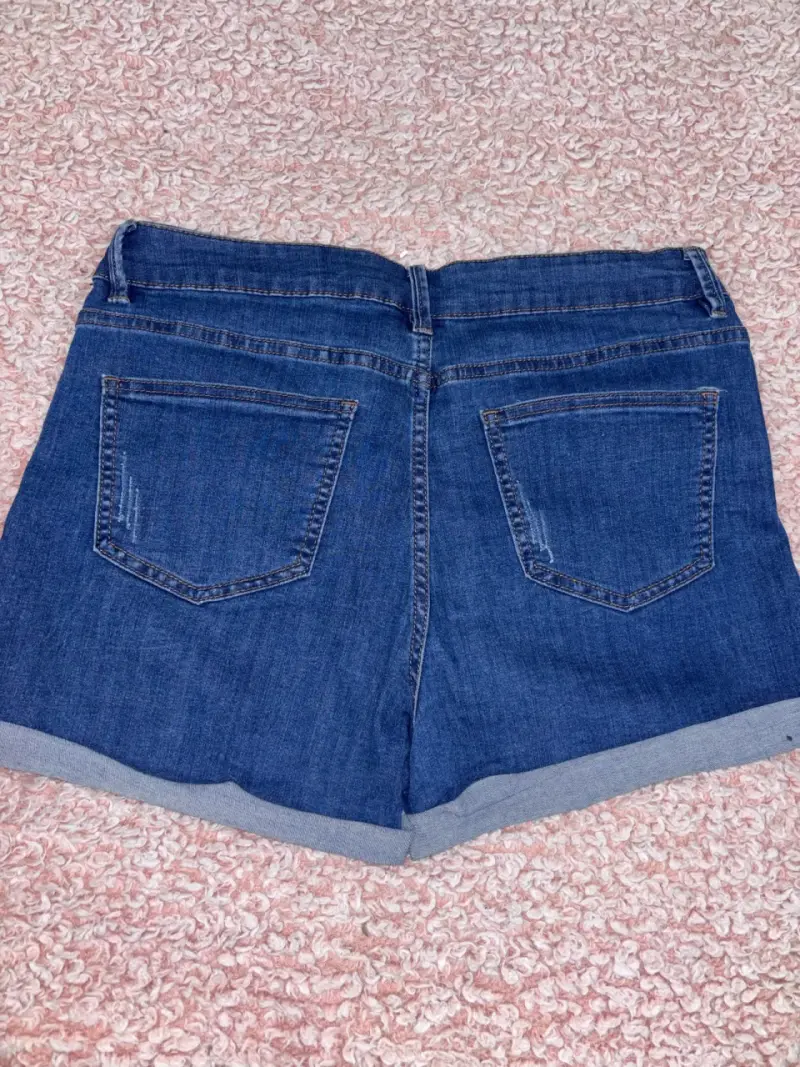 Shorts de mezclilla azul - 3