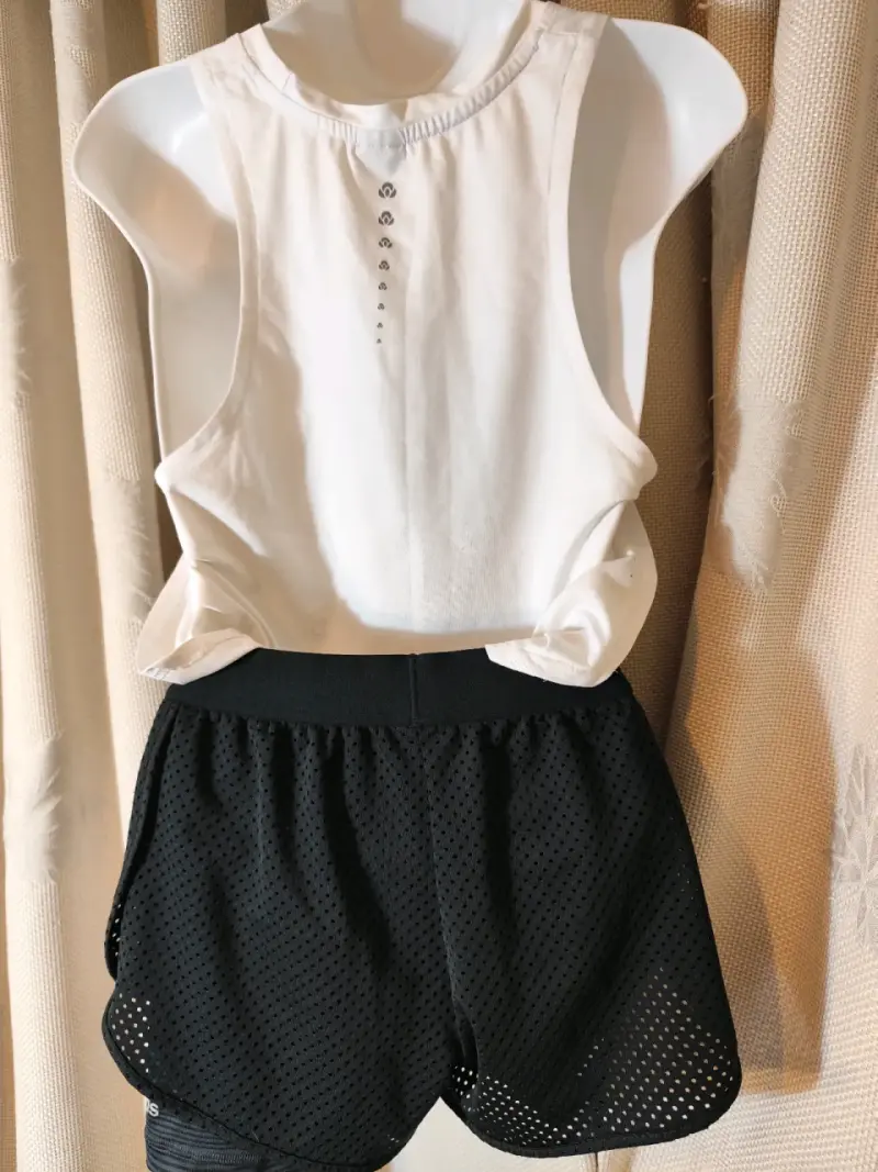 Conjunto deportivo mujer blanco y negro Adidas - 2