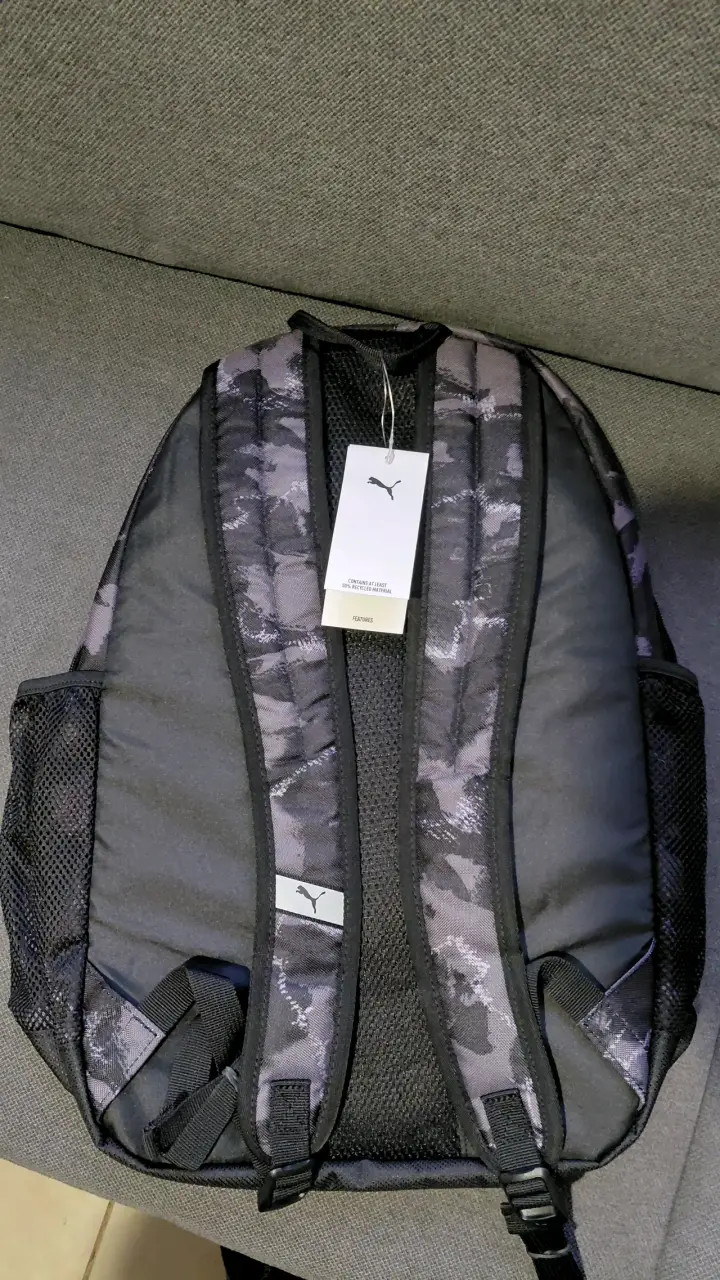 Mochila Puma estampado camuflaje gris - 2