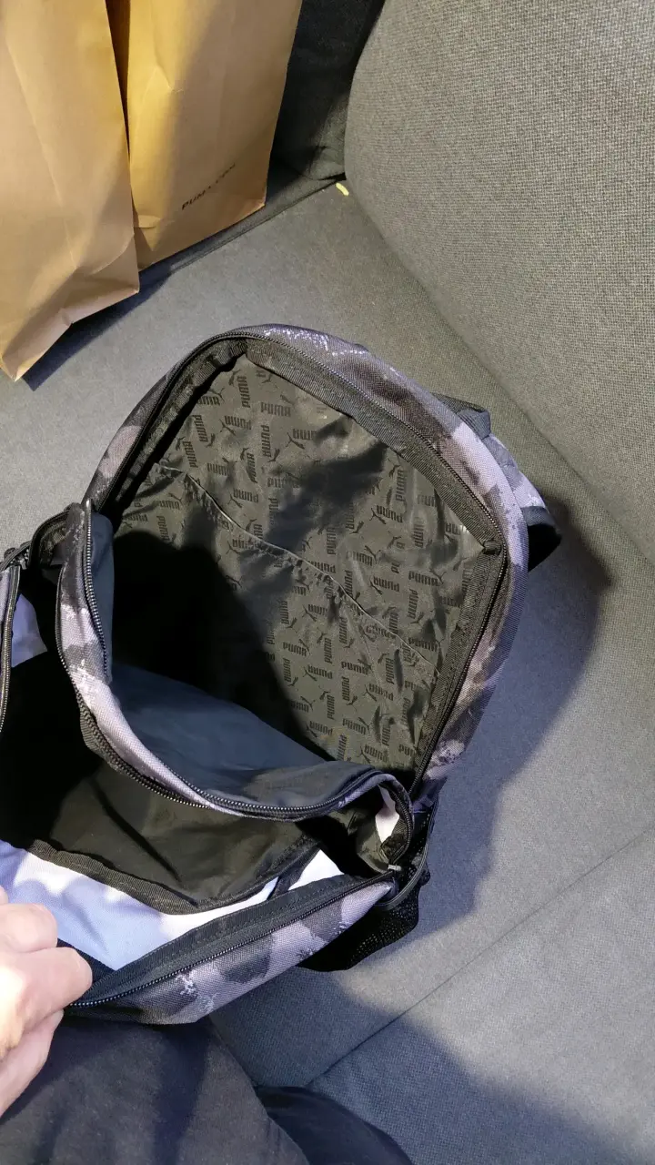 Mochila Puma estampado camuflaje gris - 3