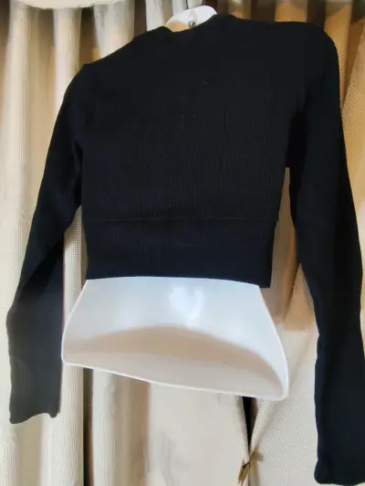 Chaqueta ofrecer 21 negra de punto para mujer - miniatura 2
