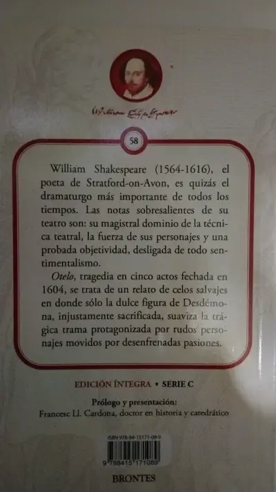 Libro Otelo de William Shakespeare - miniatura 2