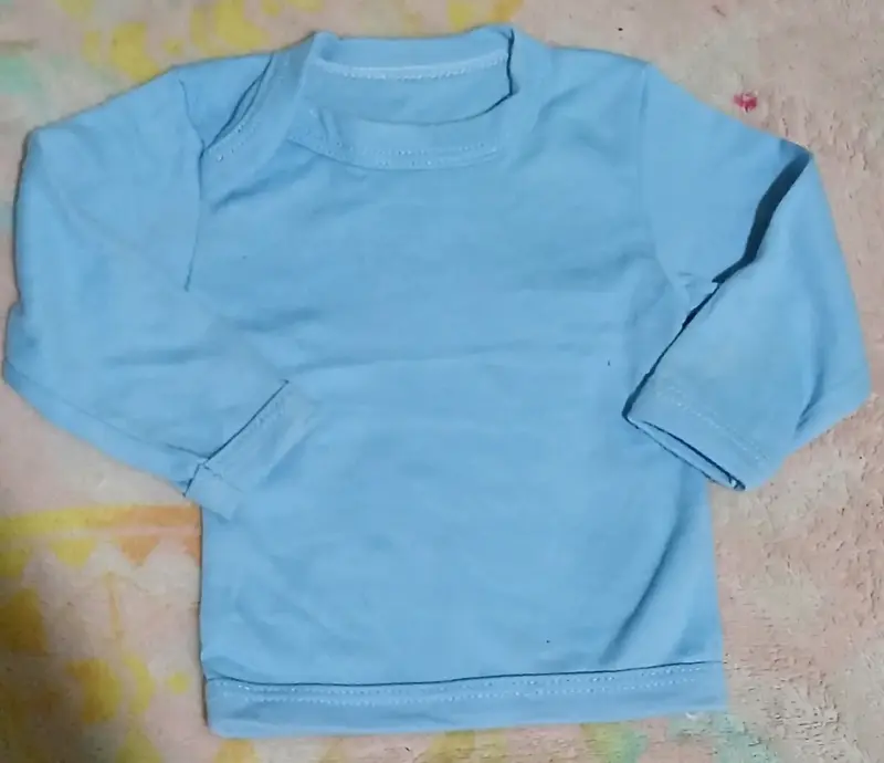 Conjunto de ropa para bebé azul claro - 3