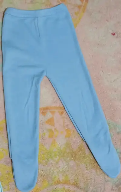 Conjunto de ropa para bebé azul claro - miniatura 4