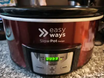 Olla de cocción lenta Easy Ways 5.5L roja - miniatura 1