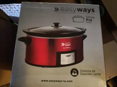 Olla de cocción lenta Easy Ways 5.5L roja - miniatura 3